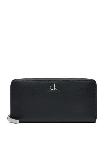 Calvin Klein Голям дамски портфейл Ck Daily Large Zip Around_Pbl K60K612850 Черен - Mera.bg