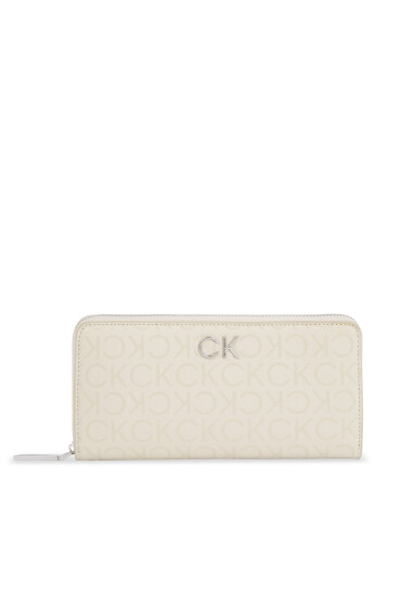 Calvin Klein Голям дамски портфейл Ck Daily Lg Z/A Wallet_Epi Mono K60K611771 Бежов - Mera.bg