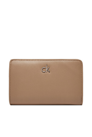Calvin Klein Голям дамски портфейл Ck Daily Medium Bifold_Pbl K60K613075 Бежов - Mera.bg