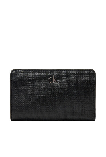 Calvin Klein Голям дамски портфейл Ck Daily Medium Bifold_Tex K60K612957 Черен - Mera.bg