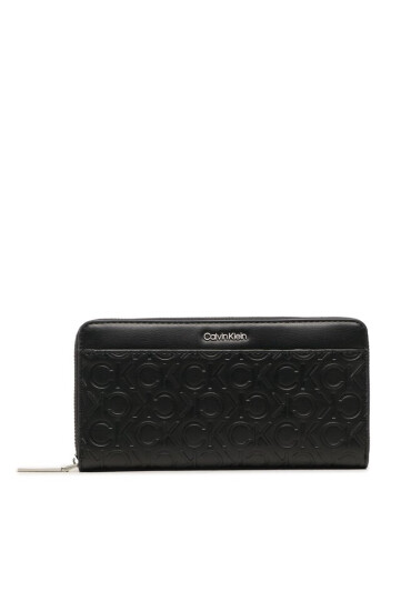 Calvin Klein Голям дамски портфейл Ck Must Lg Z/A Wlt W/Slip-Emb Mn K60K610973 BAX - Mera.bg
