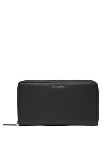 Calvin Klein Голям дамски портфейл Ck Must Xl Zip Around Wallet K60K611936 Черен - Mera.bg