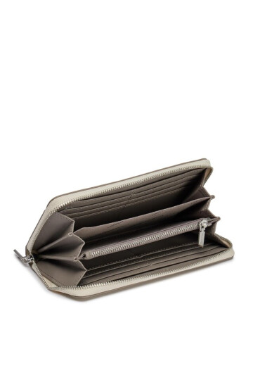 Calvin Klein Голям дамски портфейл Ck Must Z/A Wallet Lg_Block K60K611437 Бежов - Mera.bg