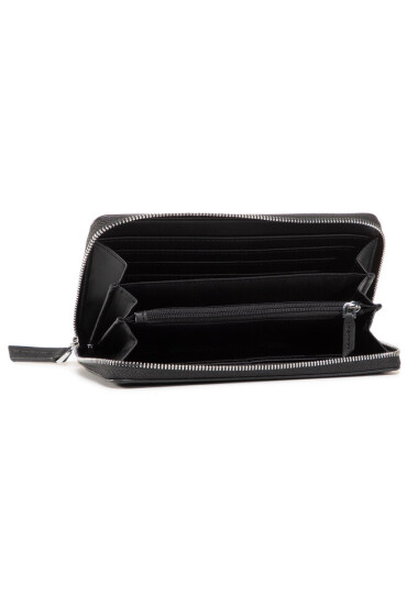 Calvin Klein Голям дамски портфейл Ck Must Ziparound Lg K60K606698 Черен - Mera.bg