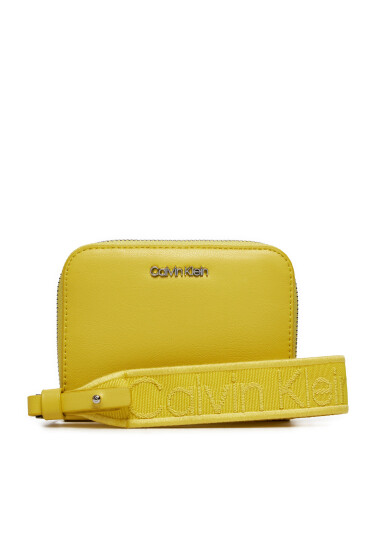 Calvin Klein Голям дамски портфейл Gracie K60K611688 Жълт - Mera.bg
