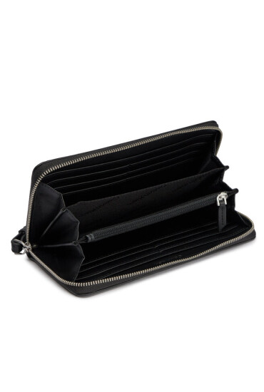 Calvin Klein Голям дамски портфейл Gracie Wallet W/Strap Lg K60K611388 Черен - Mera.bg