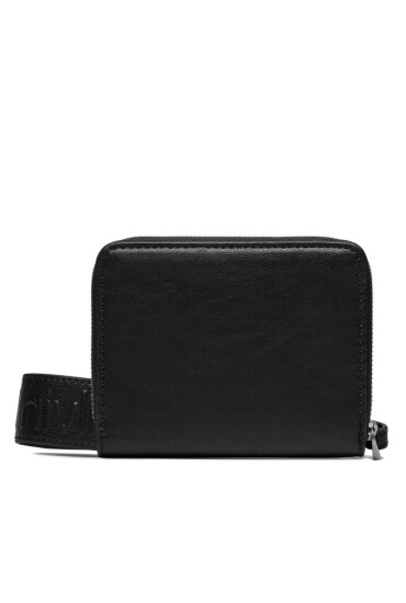 Calvin Klein Голям дамски портфейл Gracie Wallet W/Strap Md K60K611387 Черен - Mera.bg