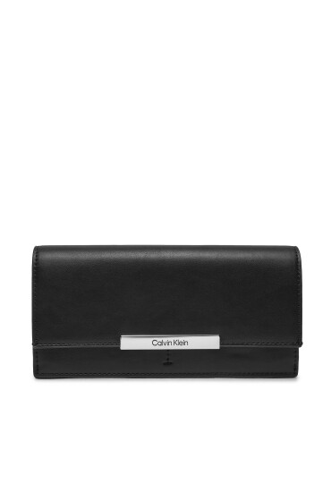 Calvin Klein Голям дамски портфейл K60K612190 Черен - Mera.bg