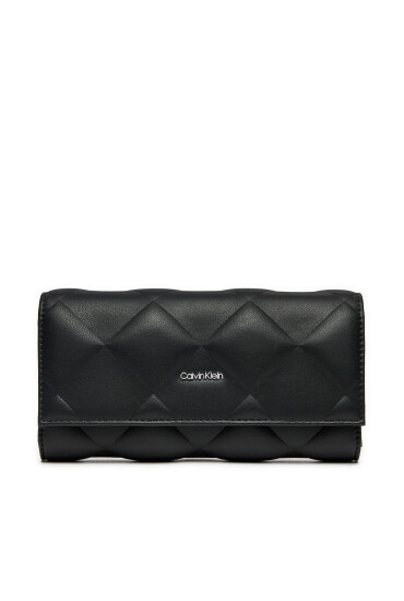 Calvin Klein Голям дамски портфейл K60K612899 Черен - Mera.bg