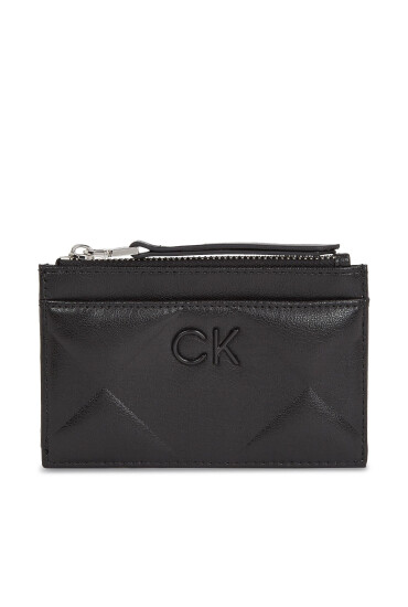 Calvin Klein Голям дамски портфейл Quilt K60K611704 Черен - Mera.bg