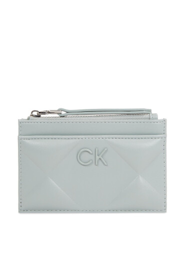 Calvin Klein Голям дамски портфейл Quilt K60K611704 Сив - Mera.bg