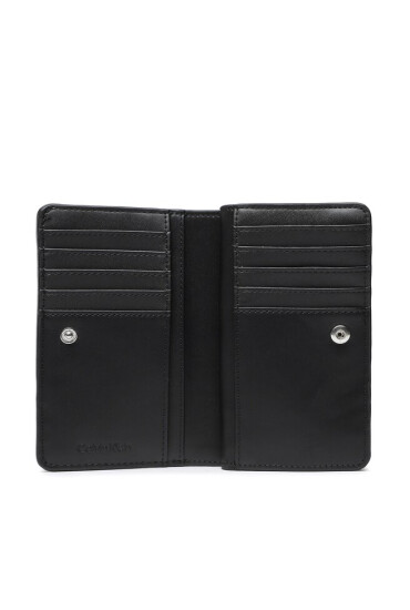 Calvin Klein Голям дамски портфейл Re Lock Bifold Wallet Emb Mono K60K610240 Черен - Mera.bg