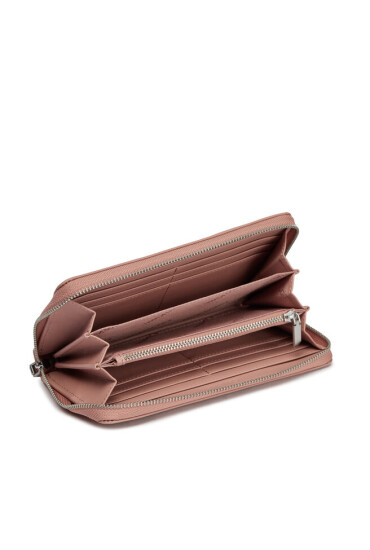 Calvin Klein Голям дамски портфейл Re-Lock Quilt Za Wallet Lg K60K610774 Ash Rose VB8 - Mera.bg