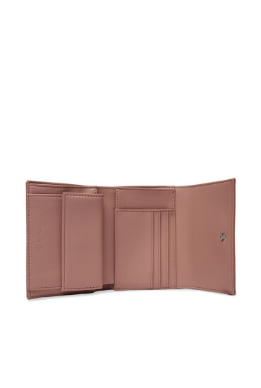 Calvin Klein Голям дамски портфейл Re-Lock Trifold Md K60K608994 Розов - Mera.bg