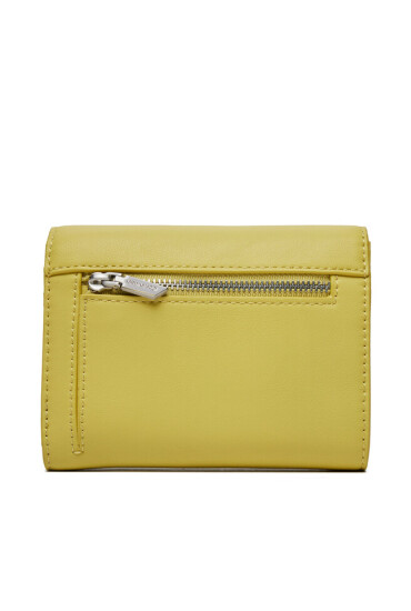 Calvin Klein Голям дамски портфейл Re-Lock Trifold Md K60K608994 Жълт - Mera.bg