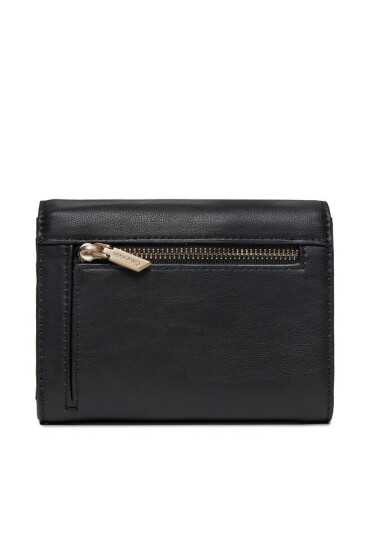 Calvin Klein Голям дамски портфейл Re-Lock Trifold Md K60K608994 Черен - Mera.bg