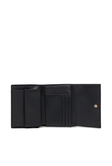 Calvin Klein Голям дамски портфейл Re-Lock Trifold Md K60K608994 Черен - Mera.bg