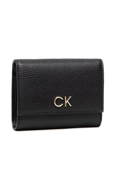 Calvin Klein Голям дамски портфейл Re-Lock Trifold Md Pbl K60K609492 BAX - Mera.bg