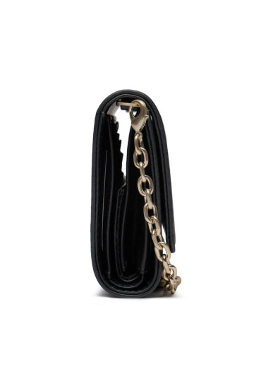 Calvin Klein Голям дамски портфейл Re-Lock Trifold Md W/Chain K60K611458 Черен - Mera.bg
