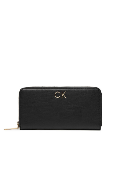 Calvin Klein Голям дамски портфейл Re-Lock Z/A Wallet Lg K60K609699 Черен - Mera.bg