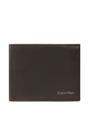 Calvin Klein Голям мъжки портфейл Duo Stitch Trifold 10Cc W/Coin L K50K510325 GE7 - Mera.bg