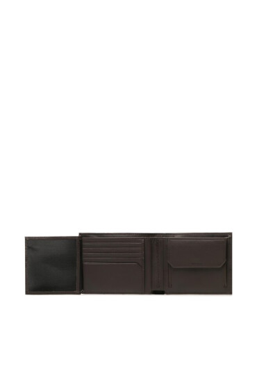 Calvin Klein Голям мъжки портфейл Duo Stitch Trifold 10Cc W/Coin L K50K510325 GE7 - Mera.bg