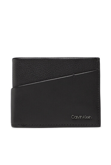 Calvin Klein Голям мъжки портфейл Ck Diagonal Bifold 6Cc W/Bill K50K510595 BAX - Mera.bg