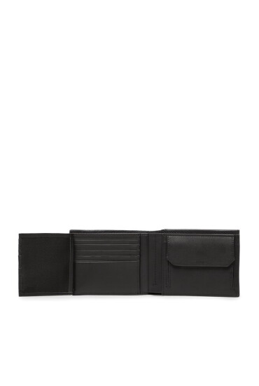 Calvin Klein Голям мъжки портфейл Ck Diagonal Trifold 10cc W/Coin K50K510607 Ck Black BAX - Mera.bg