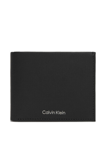 Calvin Klein Голям мъжки портфейл Ck Must Bifold 5Cc W/Coin K50K511381 Черен - Mera.bg
