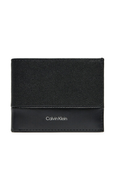 Calvin Klein Голям мъжки портфейл Ck Must Bifold 5cc W/Coin K50K512678 Черен - Mera.bg