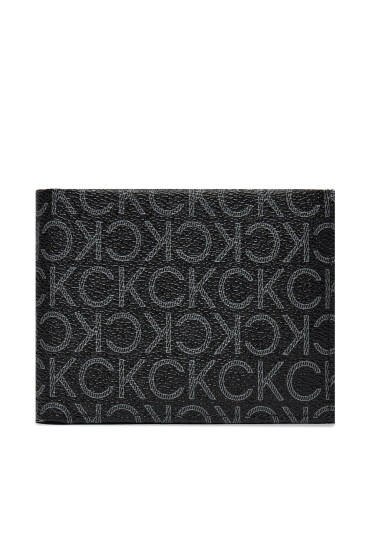 Calvin Klein Голям мъжки портфейл Ck Must Mono Trifold 10Cc W/Coi K50K511677 Черен - Mera.bg