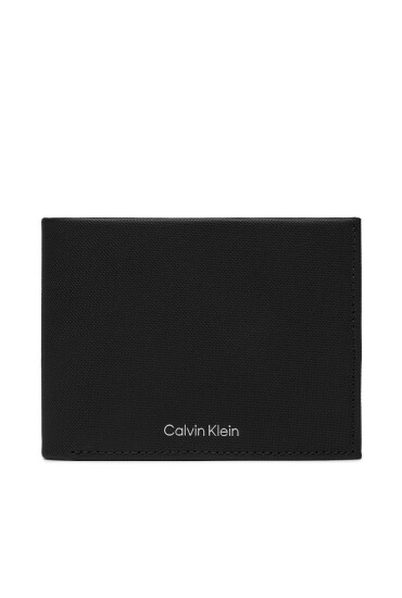 Calvin Klein Голям мъжки портфейл Ck Must Trifold 10Cc W/Coin K50K511380 Черен - Mera.bg