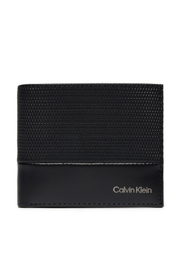 Calvin Klein Голям мъжки портфейл Ck Remote Bifold 5Cc W/Coin K50K512423 Черен - Mera.bg