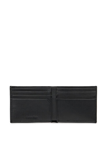 Calvin Klein Голям мъжки портфейл Minimal Focus Bifold 6Cc W/Bill K50K511277 Черен - Mera.bg