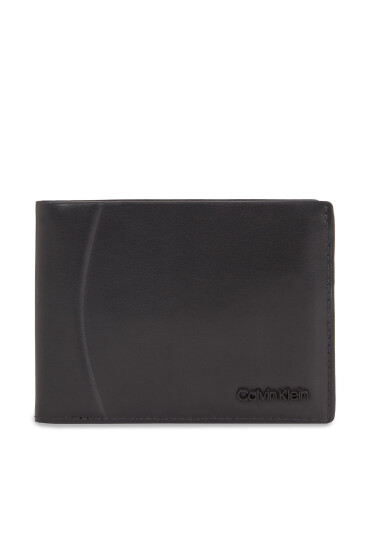 Calvin Klein Голям мъжки портфейл Minimal Focus K50K511696 Черен - Mera.bg