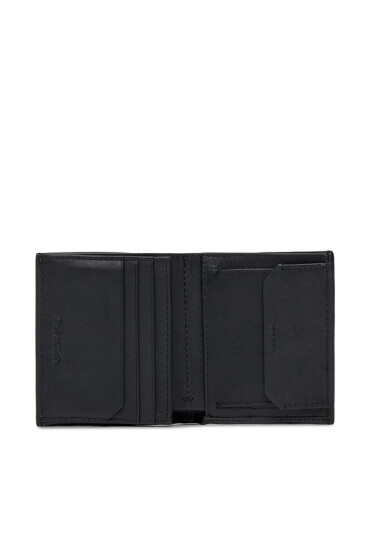 Calvin Klein Голям мъжки портфейл Minimal Focus Trifold 6Cc W/Coin K50K511270 Черен - Mera.bg