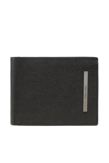 Calvin Klein Голям мъжки портфейл Modern Metal Trifold 10Cc W/Coin K50K510619 BAX - Mera.bg