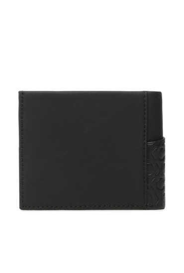 Calvin Klein Голям мъжки портфейл Must Mono Bifold 5CC W/Coin K50K510318 011 - Mera.bg