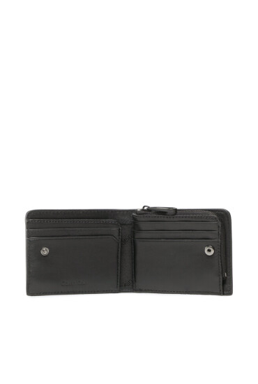 Calvin Klein Голям мъжки портфейл Rubberized Bifold Half Z/A K50K509600 BAX - Mera.bg