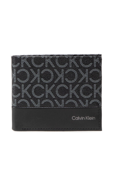 Calvin Klein Голям мъжки портфейл Subtle Mono Bifold 5Cc W/Coin K50K509237 01H - Mera.bg