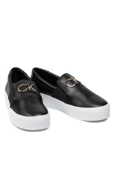Calvin Klein Гуменки Flatform Slip On W/hdw HW0HW00652 Черен - Mera.bg