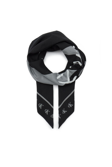 Calvin Klein Jeans Бандана Bold Mono Logo Shawl K60K612325 Черен - Mera.bg