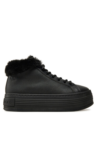 Calvin Klein Jeans Боти Bold Platf Low Laceup Mg YW0YW01590 Черен - Mera.bg