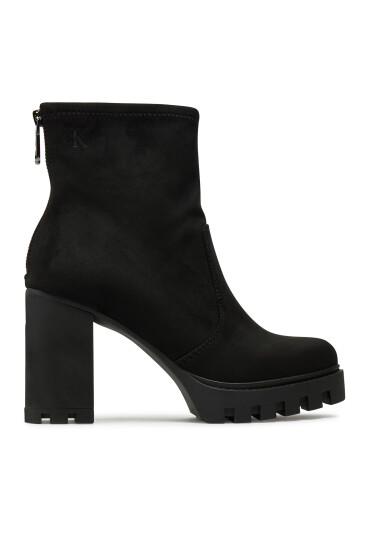 Calvin Klein Jeans Боти Heel Platform Zip Boot Ss YW0YW01601 Черен - Mera.bg
