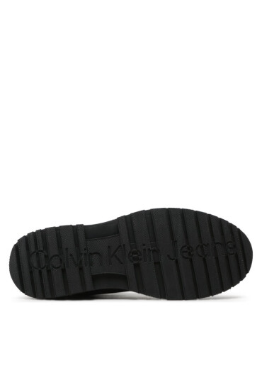 Calvin Klein Jeans Ботуши Eva Laceup Boot Mid Ny YM0YM00833 Triple Black BEH - Mera.bg