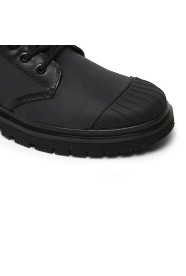 Calvin Klein Jeans Ботуши Eva Laceup Boot Mid Ny YM0YM00833 Triple Black BEH - Mera.bg