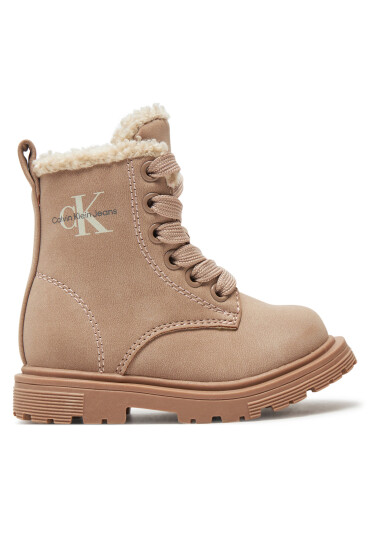 Calvin Klein Jeans Ботуши Lace-Up Bootie V1A5-81011-1628 Розов - Mera.bg