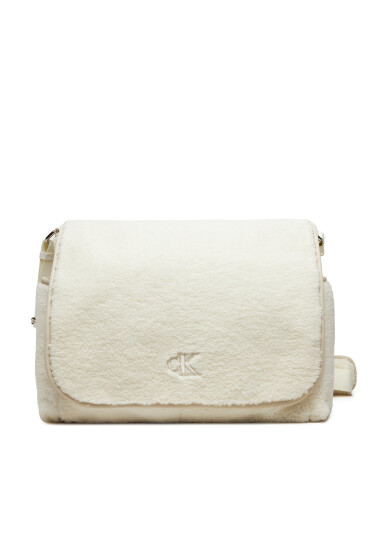 Calvin Klein Jeans Чанта за преповиване Teddy Messenger IU0IU00660 Екрю - Mera.bg