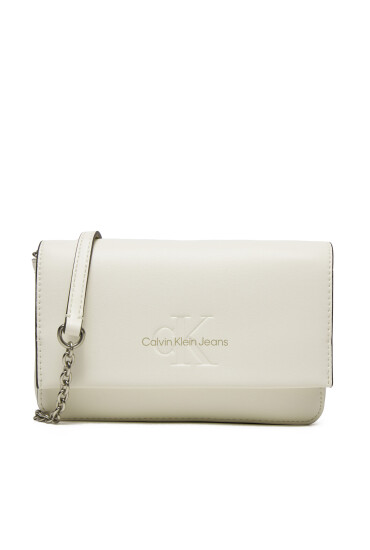 Calvin Klein Jeans Чантичка за телефон K60K612375 Екрю - Mera.bg