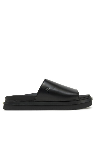 Calvin Klein Jeans Чехли Flat Molded Sandal Slide YW0YW01710 Черен - Mera.bg